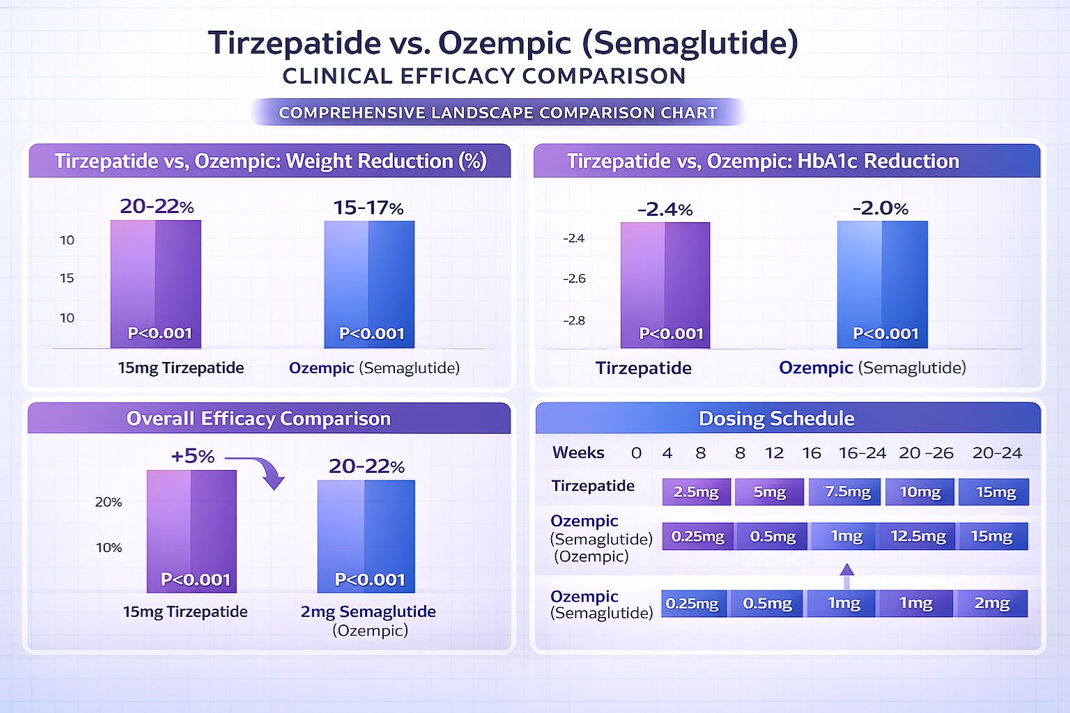 tirzepatide vs ozempic
